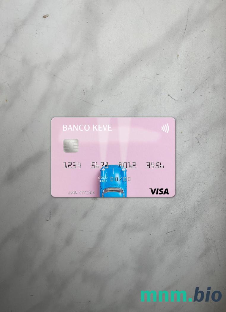 Angola Banco Keve wygląd zdjęcia karty wizowej skan PSD + zdjęcie